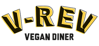 v-Rev vegan diner logo NQ manchester