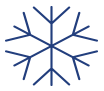 Bespoke use cold rooms snowflake graphic