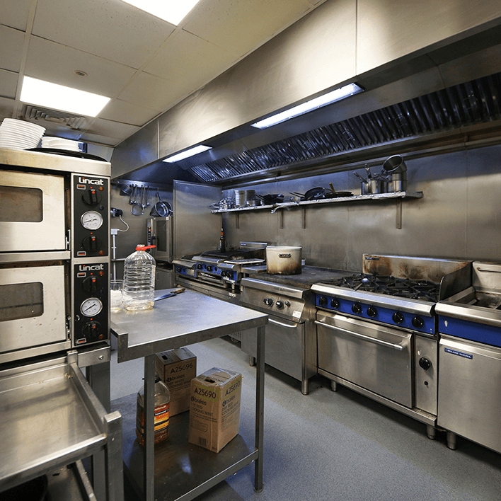 Foxfields Country Hotel commercial kitchen